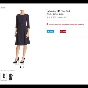 Black Lafayette 148 dress - new with tags!